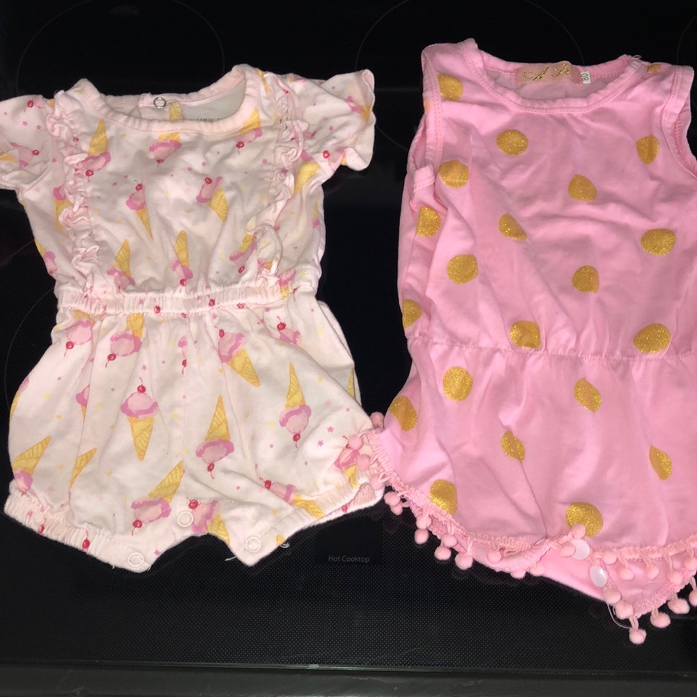 3-6 months baby rompers